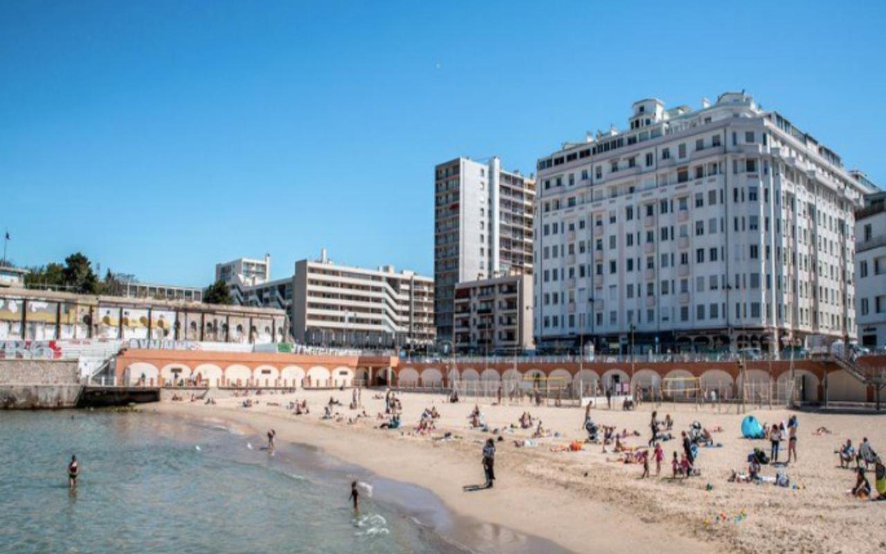 "Le Suez" Appartement Au Bord De Mer Catalans-Pharo Marsilia Exterior foto